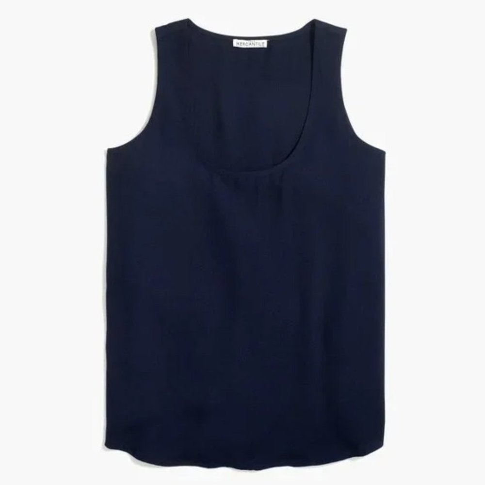 J. Crew Mercantile Navy Blue Tank Size S